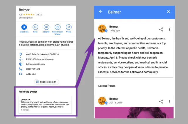 google my business post image size - covid19 | RecurPost