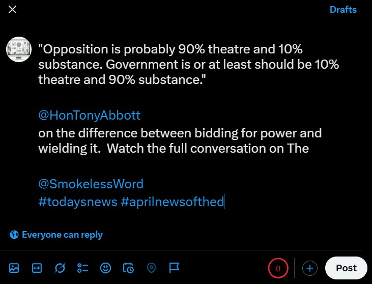 red circle character limit over