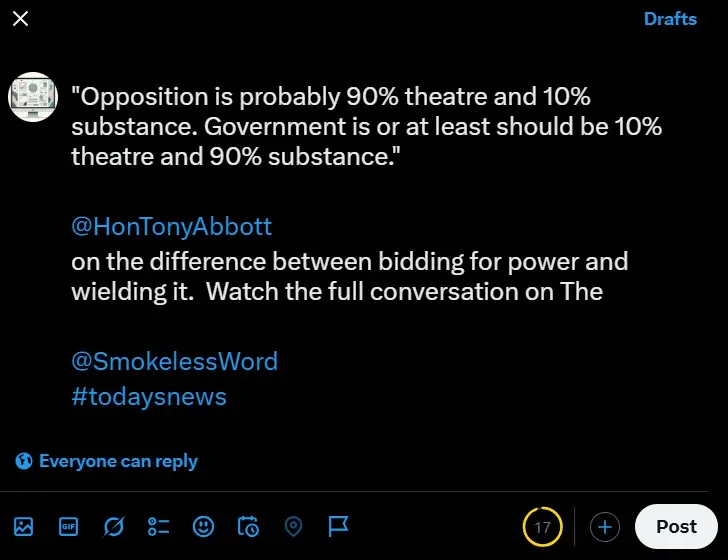 yellow circle warning for character limit