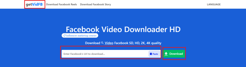 Facebook video downloader HD