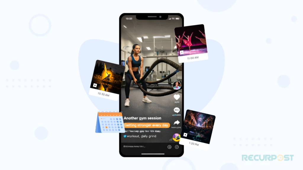 Post multiple videos daily