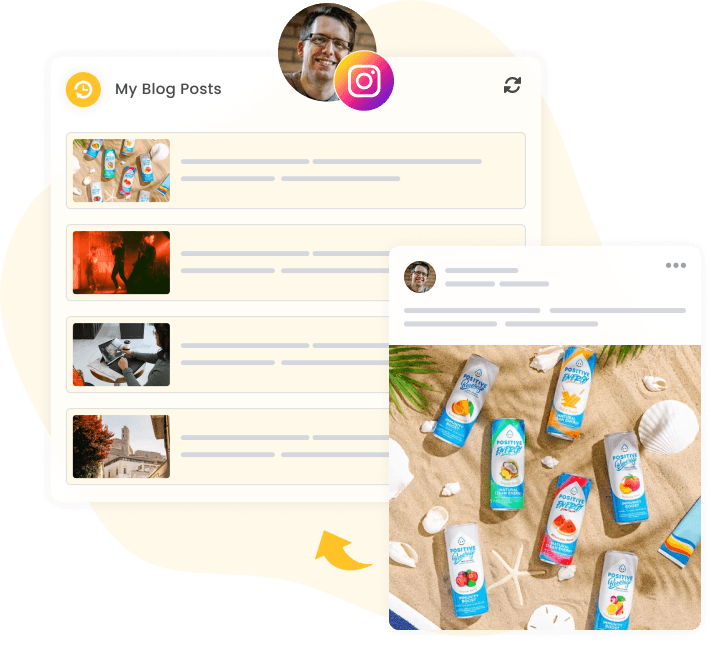 automatically fetch content from social-import content