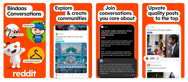 Reddit community platform with 500 million MAU