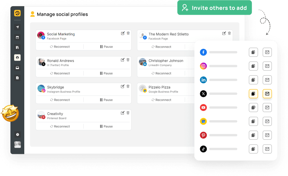 Works for All Social Platforms