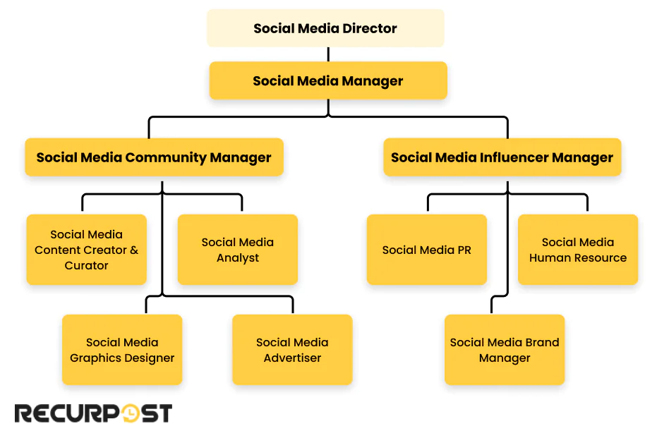 Social Media Team Hierarchy