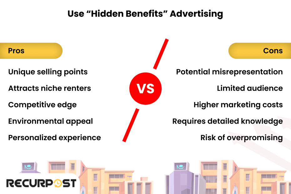 Use “Hidden Benefits” Advertising