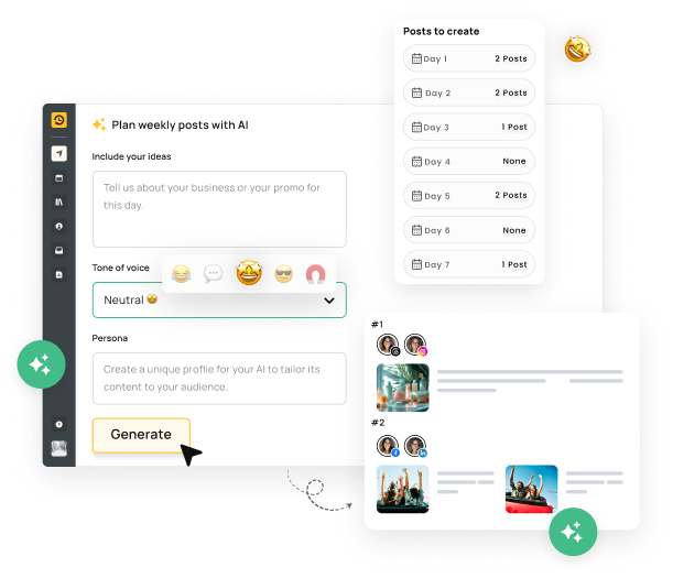 AI-Powered Weekly Post Plan