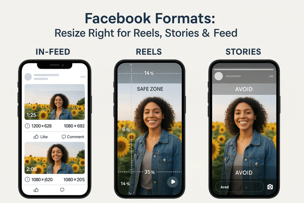Facebook In-Feed, Reels, Stories, and Ads