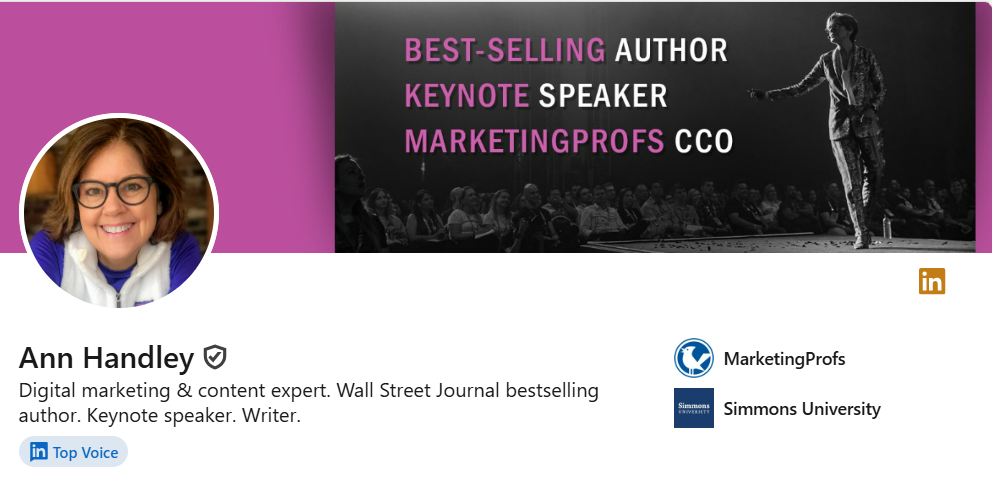 Ann Handley - top social media marketers