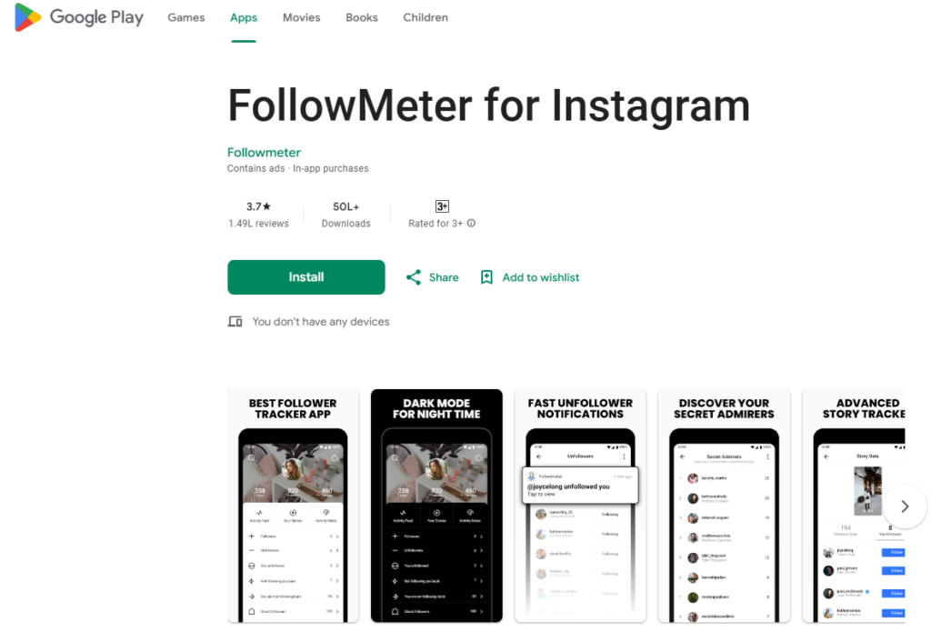 FollowMeter_Instagram Followers Viewer Tools