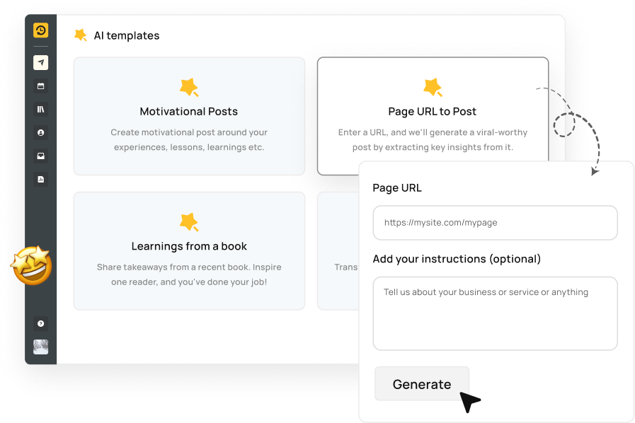 AI-powered templates