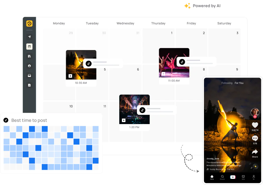 TikTok post scheduler