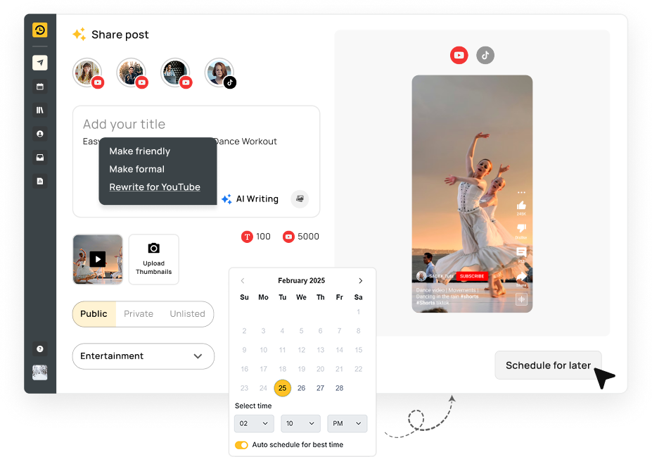Automate YouTube video publishing with AI assistance