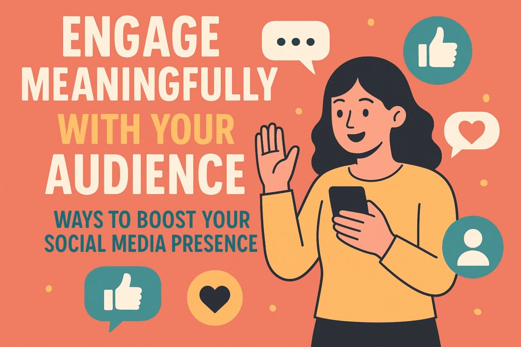 Engage meaningfully with your audience 