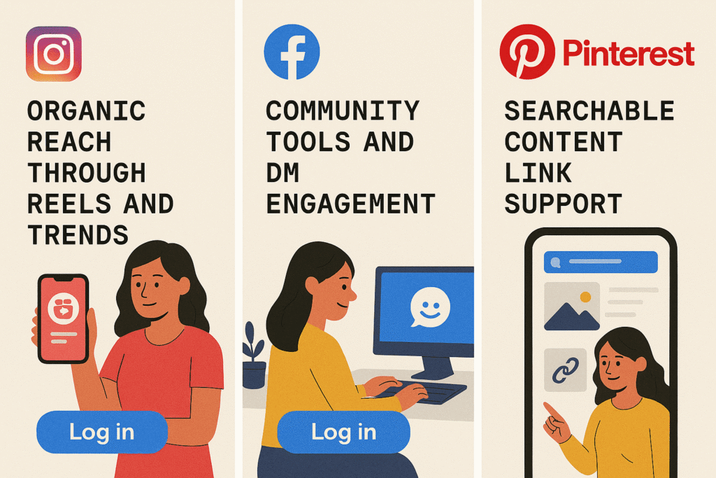 Picking the right platform for different class of audience in social media presence