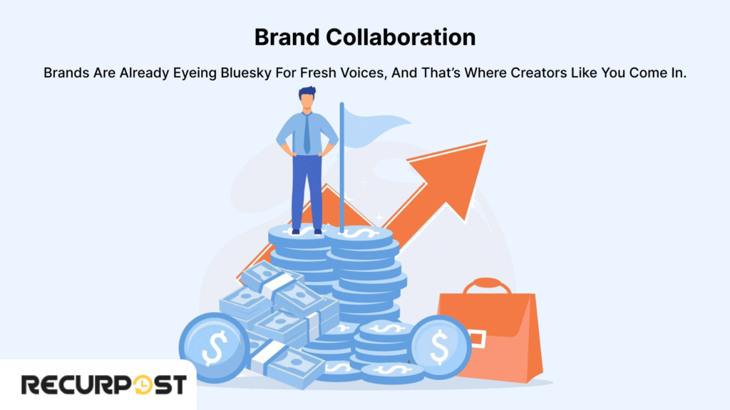 Collaborate with brands to earn income from bluesky