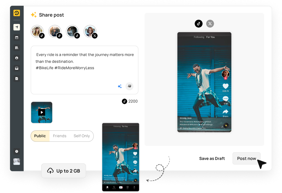 RecurPost TikTok Scheduler