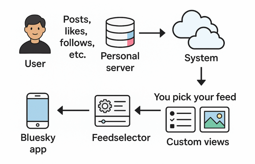 What Makes the Bluesky Algorithm Unique