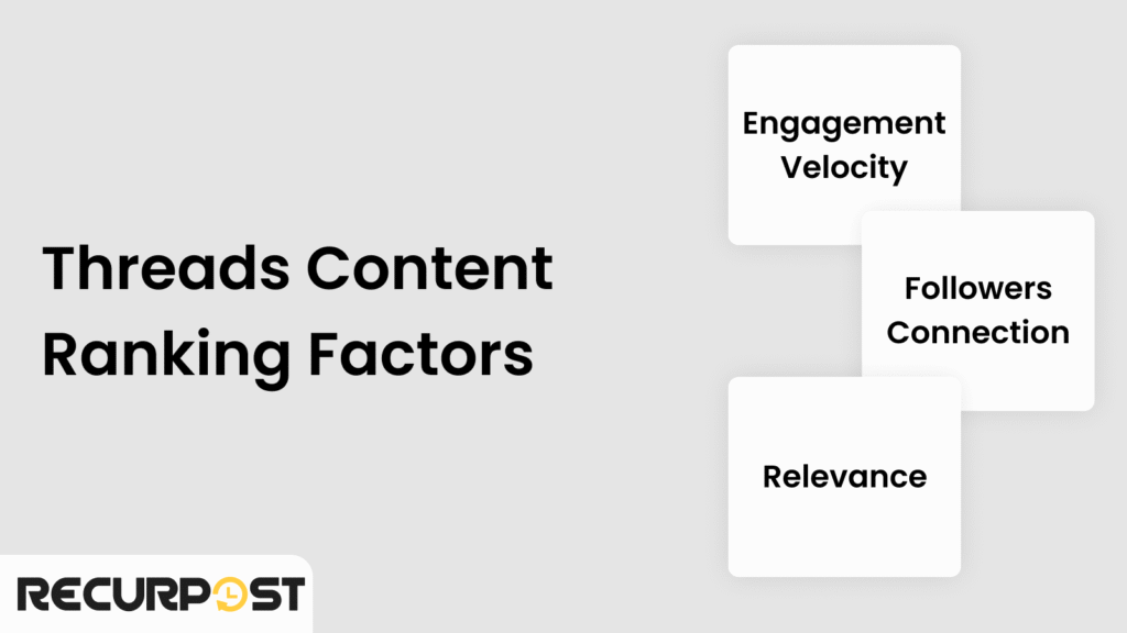 Meta Threads content ranking factors