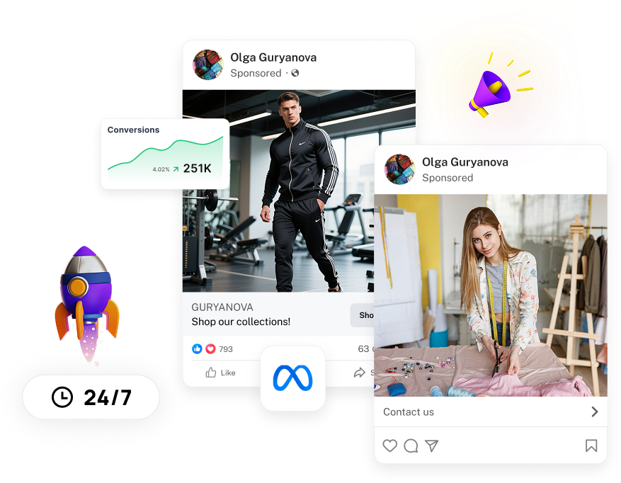 Ads Run 24/7 Behind the Scenes​