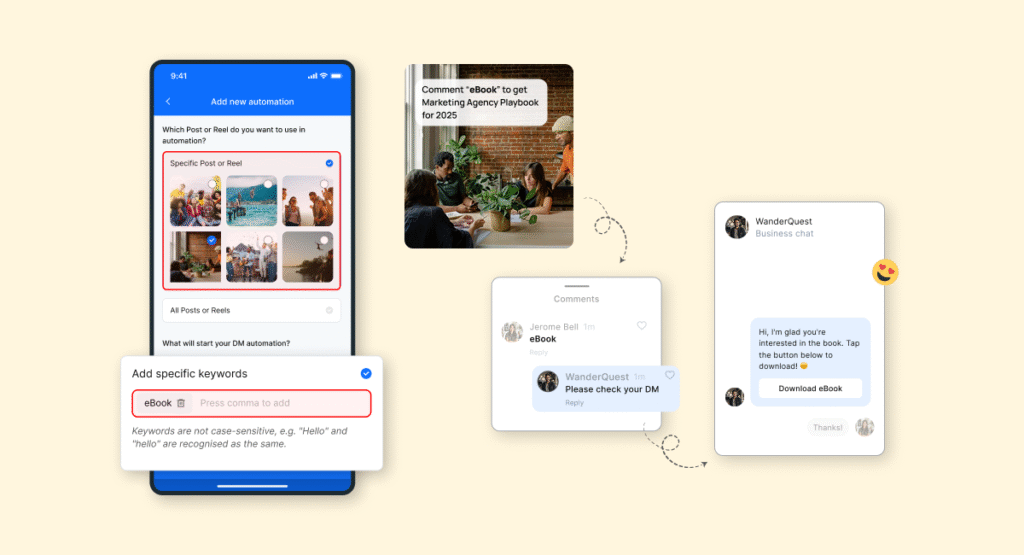 Instagram Auto-DM for Comment Engagement