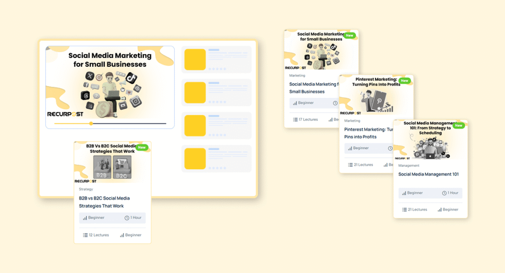Boost Your Skills with RecurPost Digital Courses