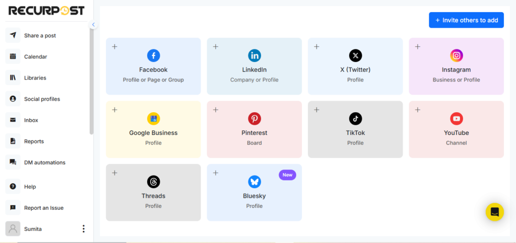 RecurPost's Platform Support