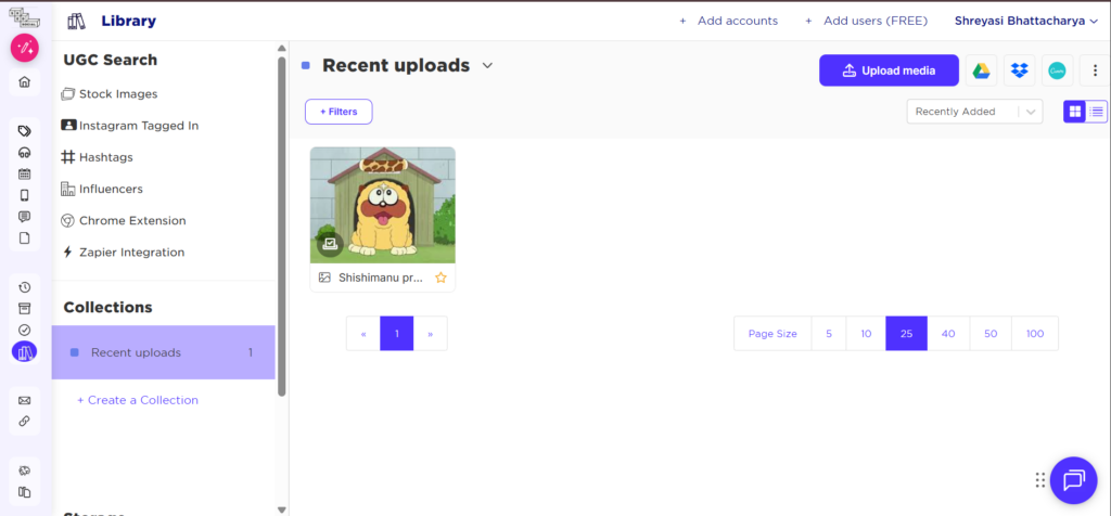Sked Social Content Library