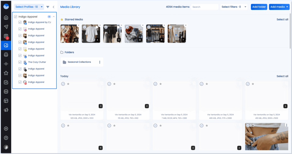 Vista Social Library