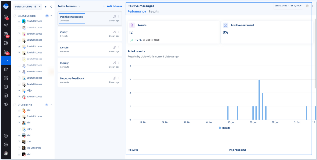 Vista Social Listening